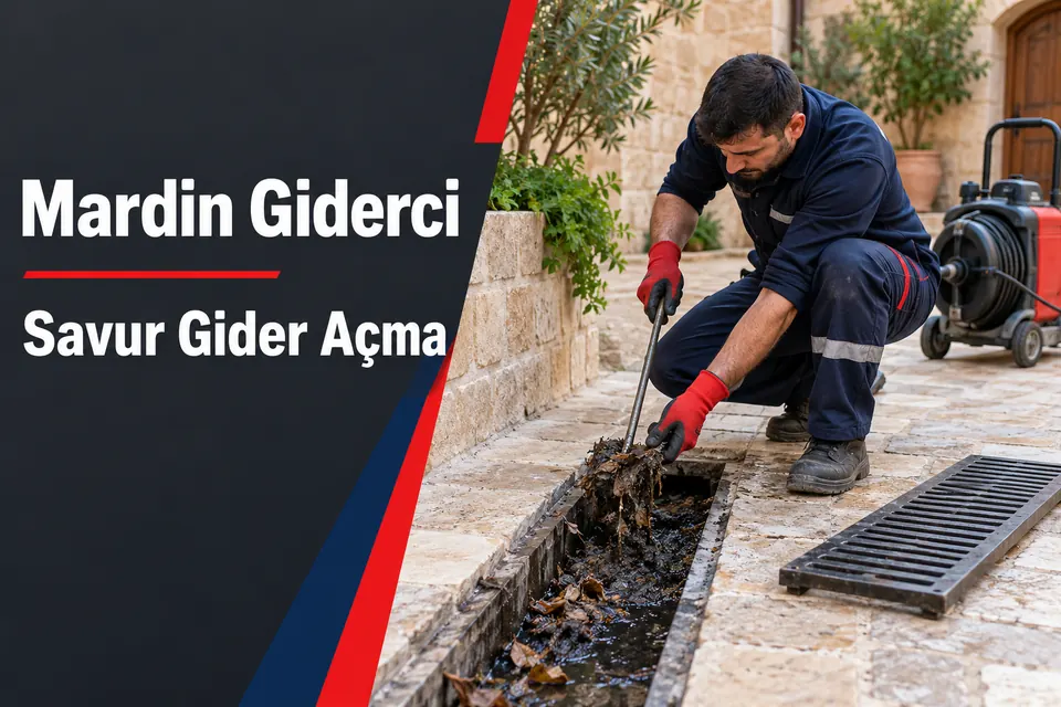 Mardin Savur gider açma hizmet görseli Mardin Savur gider açma — bahçe tahliye haznesinde tortu kontrolü