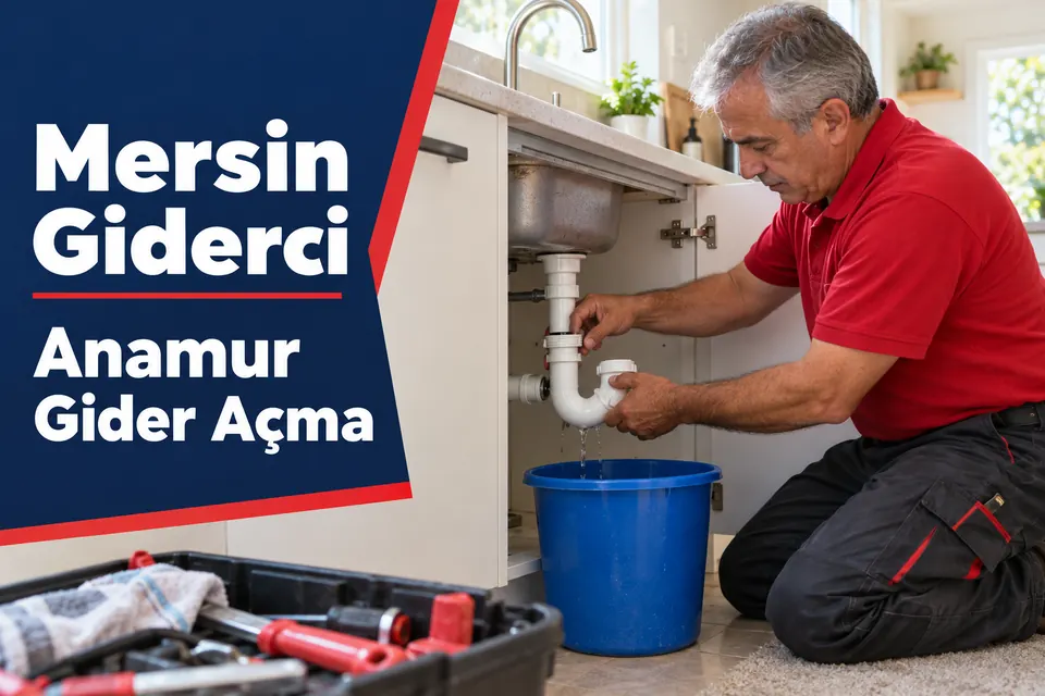 Mersin Anamur gider açma — mutfak sifonunda birikinti kontrolü