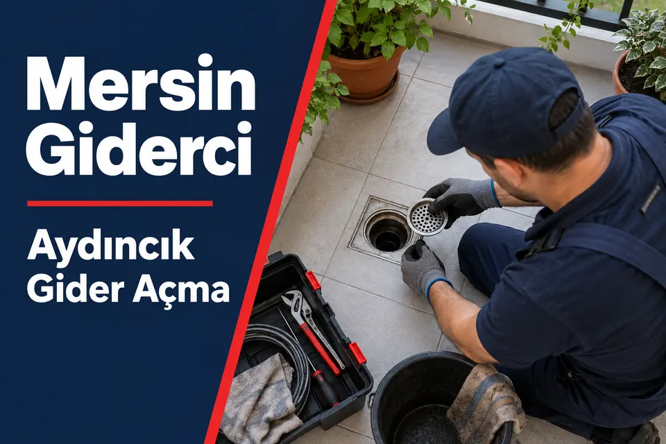 Mersin Aydıncık gider açma hizmet görseli Mersin Aydıncık gider açma — balkon süzgeci ve çıkışının kontrolü