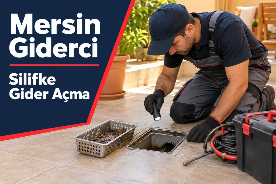 Mersin Silifke gider açma — teras gideri haznesinin kontrolü
