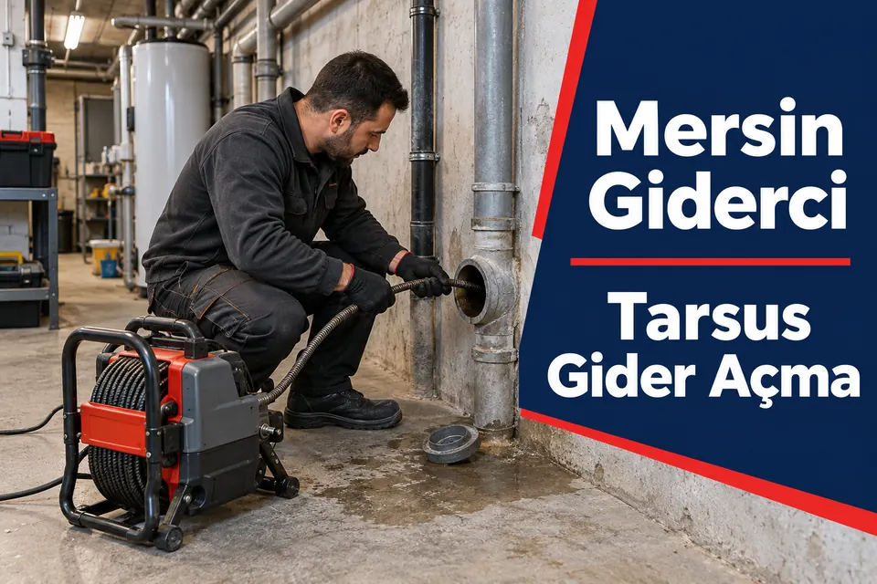 Mersin Tarsus gider açma hizmet görseli Mersin Tarsus gider açma — bina ana giderinde açma çalışması