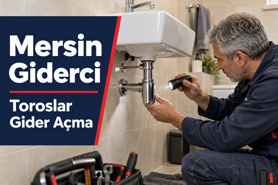 Mersin Toroslar gider açma — lavabo sifonunda sızdırmazlık kontrolü