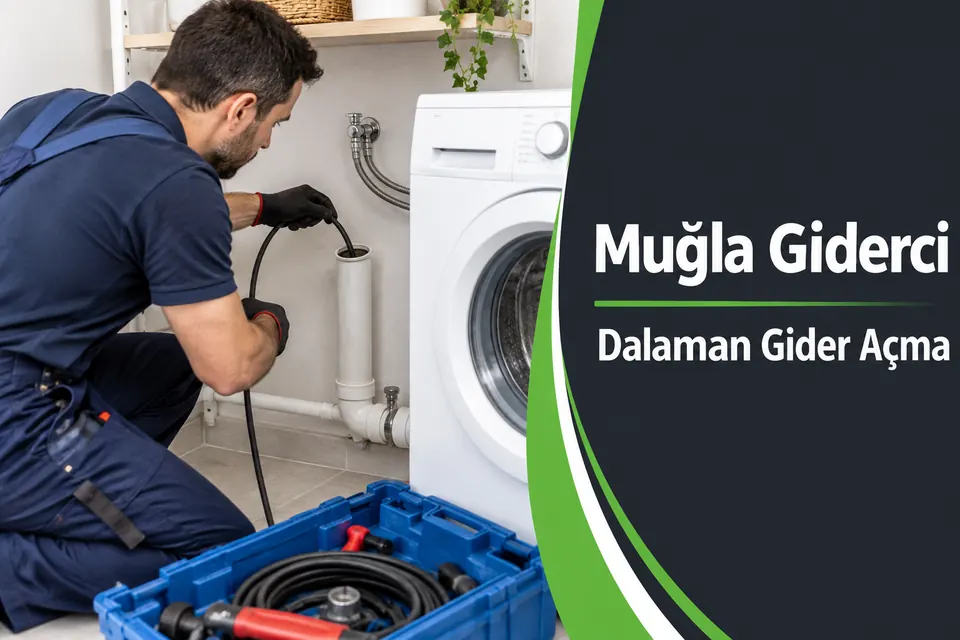 Muğla Dalaman gider açma — makine tahliye borusunun incelenmesi