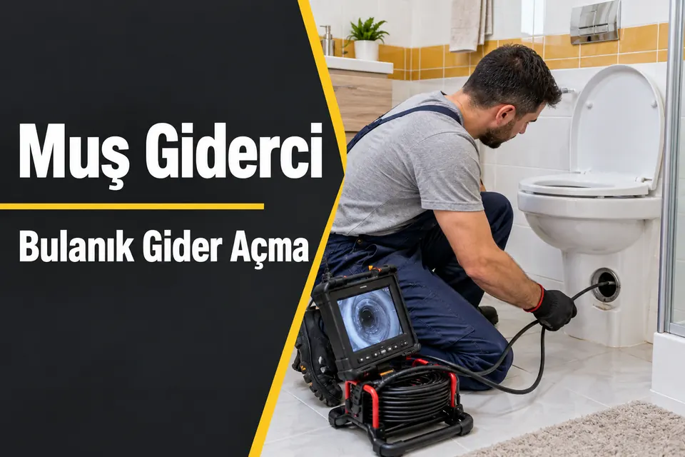 Muş Bulanık gider açma — tuvalet çıkışında inceleme