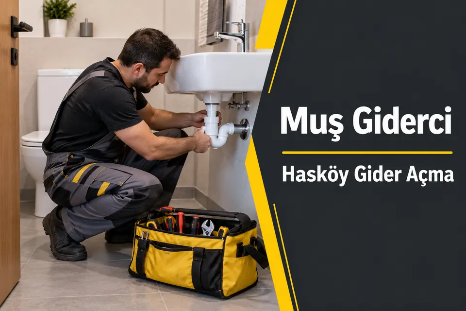 Muş Hasköy gider açma hizmet görseli Muş Hasköy gider açma — lavabo sifonunun değerlendirilmesi