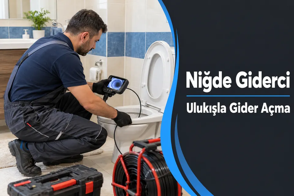 Niğde Ulukışla gider açma hizmet görseli Niğde Ulukışla gider açma — tuvalet çıkış bağlantısında kontrol