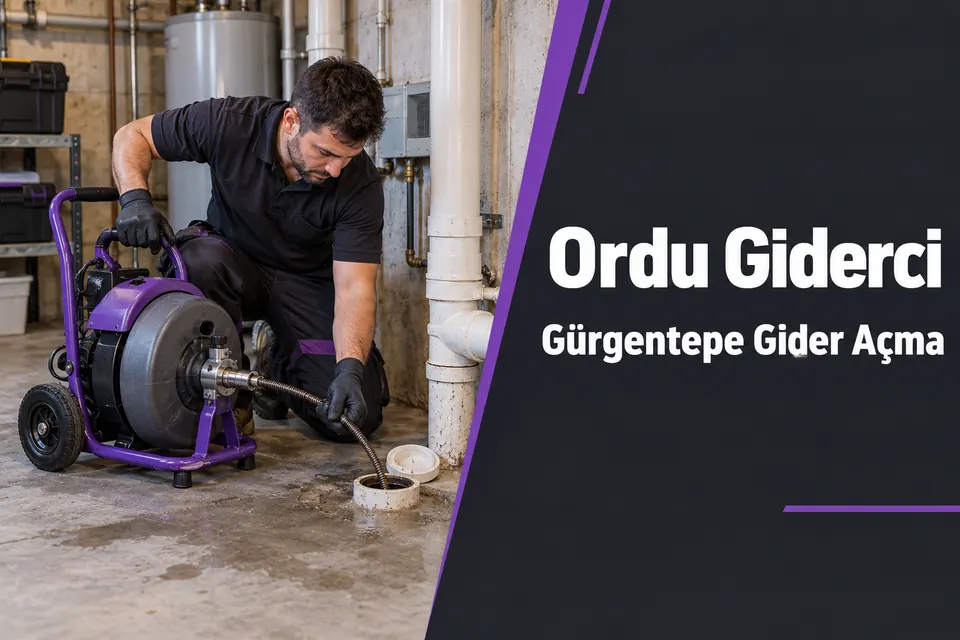 Ordu Gürgentepe gider açma — ana gider erişiminde çalışma