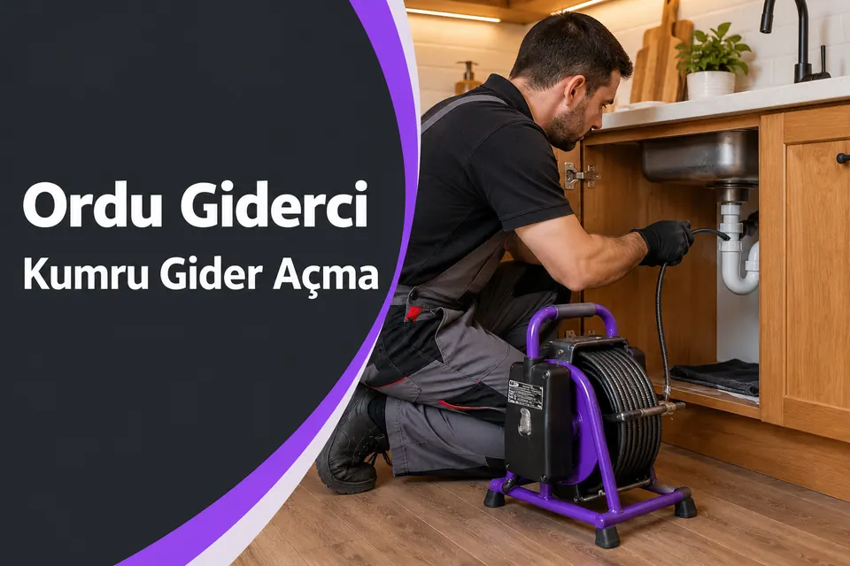 Ordu Kumru gider açma — mutfak giderinde mekanik kontrol