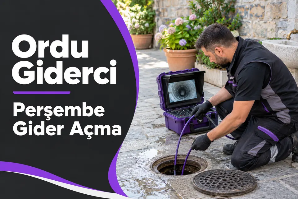 Ordu Perşembe gider açma — dış alan giderinde kamera incelemesi
