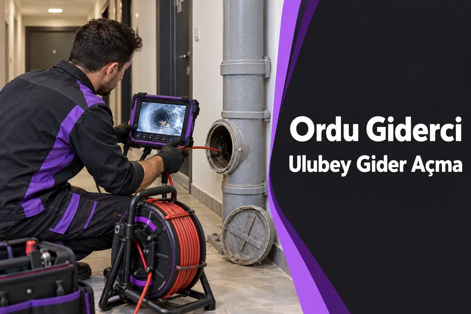 Ordu Ulubey gider açma hizmet görseli Ordu Ulubey gider açma — bina ortak atık su hattının kontrolü