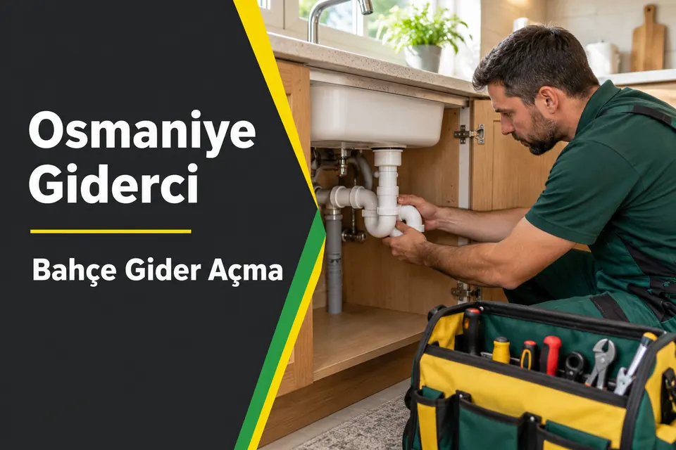 Osmaniye Bahçe gider açma hizmet görseli Osmaniye Bahçe gider açma — evye sifonu ve çıkışının kontrolü