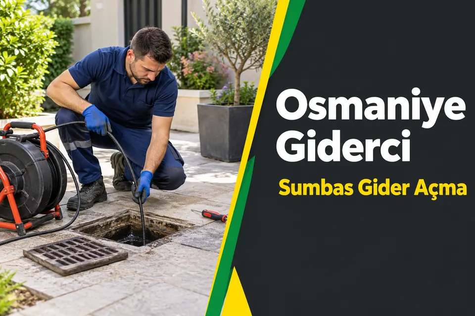Osmaniye Sumbas gider açma — bahçe gideri çıkışının incelenmesi