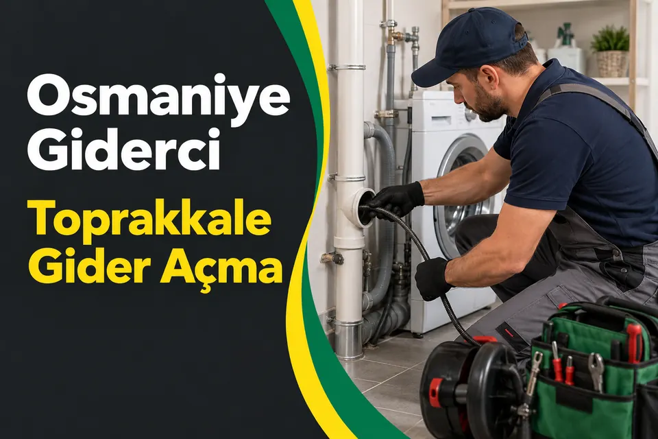 Osmaniye Toprakkale gider açma hizmet görseli Osmaniye Toprakkale gider açma — makine tahliye bağlantısının kontrolü