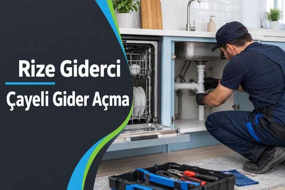 Rize Çayeli gider açma — evye ve makine tahliye bağlantısının kontrolü