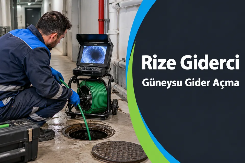 Rize Güneysu gider açma — ortak giderde kameralı kontrol