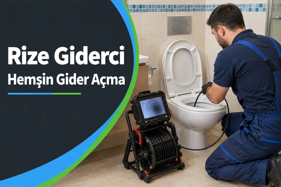 Rize Hemşin gider açma — tuvalet çıkış hattının kontrolü