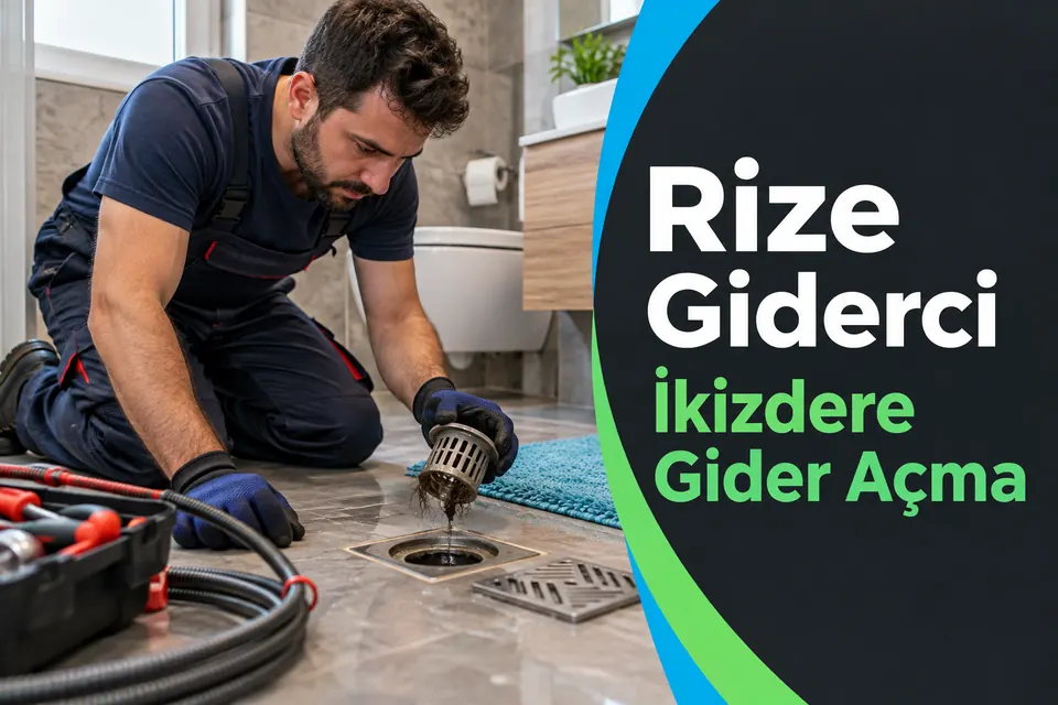 Rize İkizdere gider açma hizmet görseli Rize İkizdere gider açma — yer gideri su kapanının incelenmesi