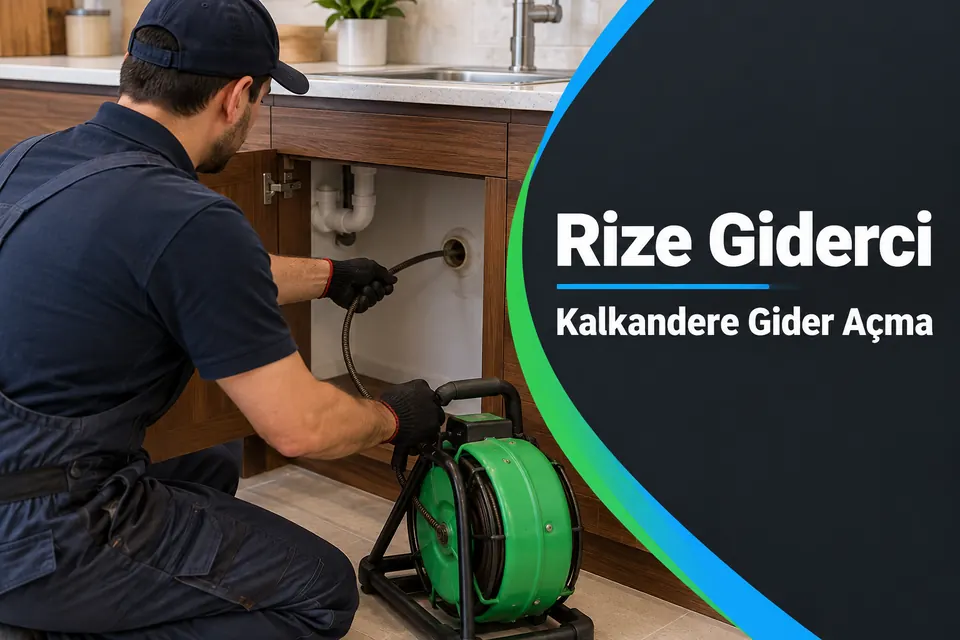 Rize Kalkandere gider açma — mutfak hattında mekanik kontrol