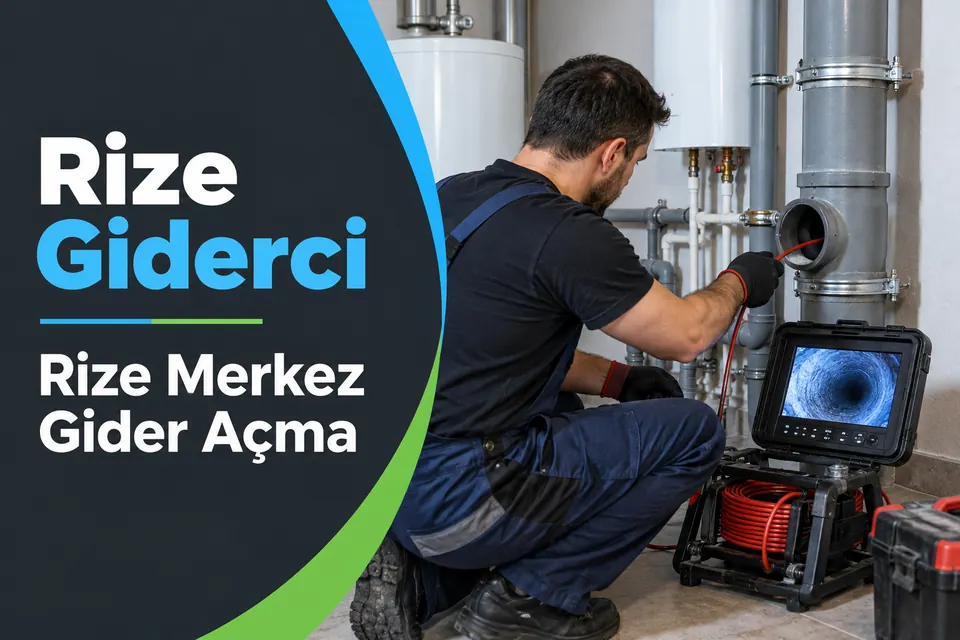 Rize Merkez gider açma — ortak atık su bağlantısının incelenmesi