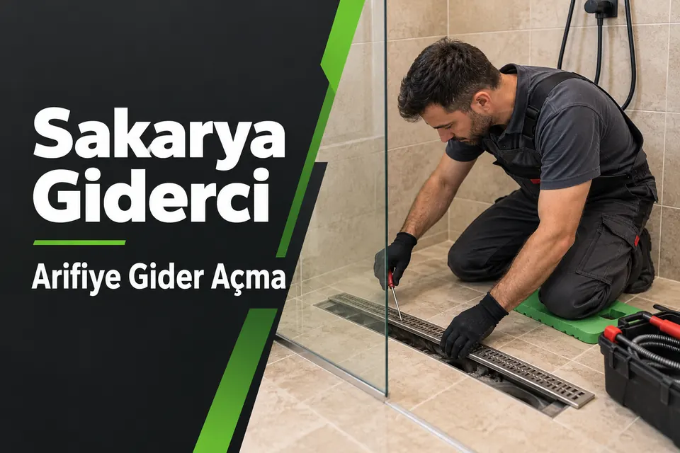 Sakarya Arifiye gider açma hizmet görseli Sakarya Arifiye gider açma — duş kanalında kontrol