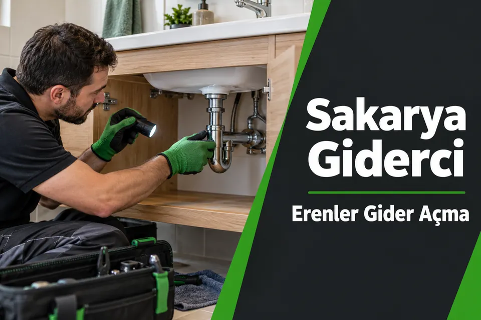 Sakarya Erenler gider açma hizmet görseli Sakarya Erenler gider açma — lavabo sifonunda sızıntı incelemesi