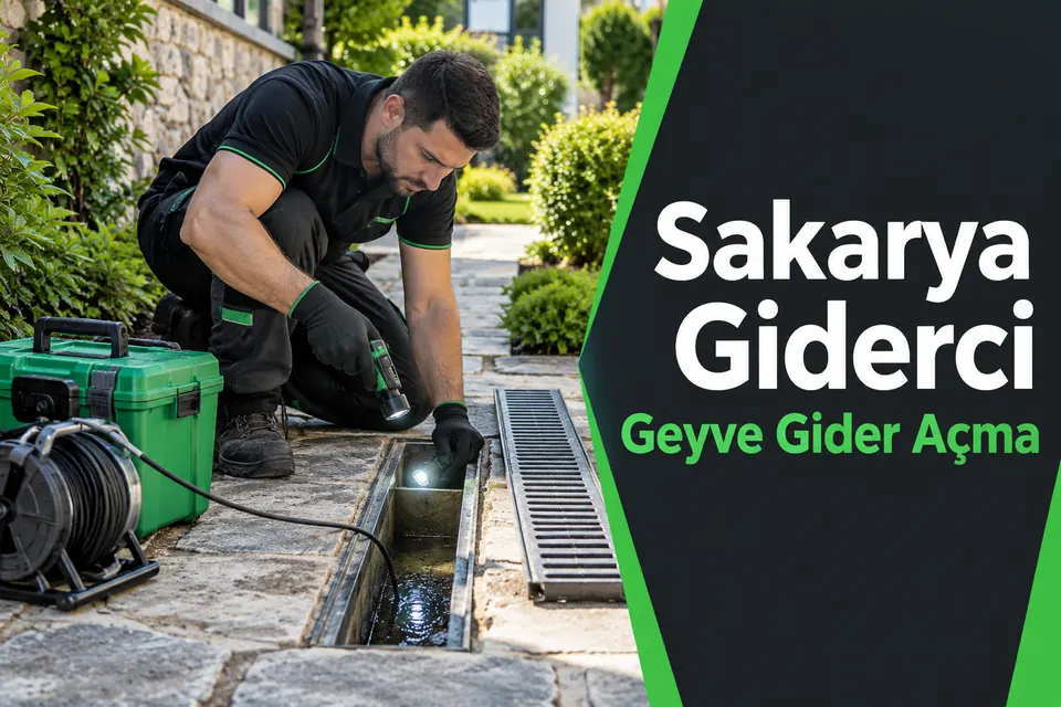 Sakarya Geyve gider açma — bahçe gider girişinin incelenmesi