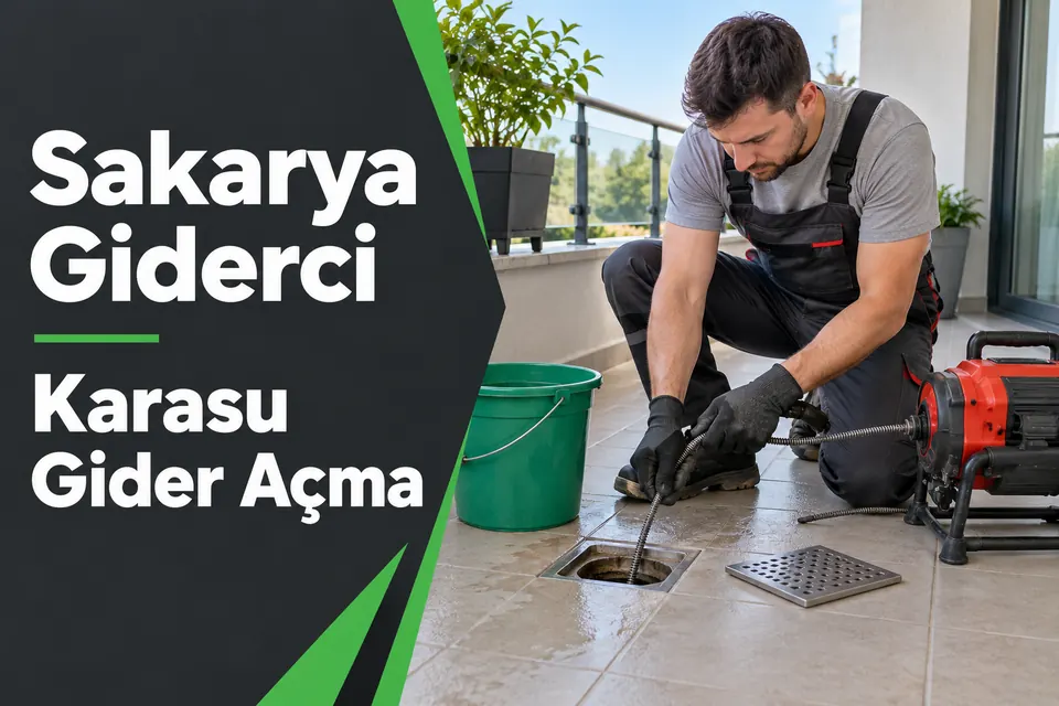 Sakarya Karasu gider açma — balkon giderinde mekanik kontrol