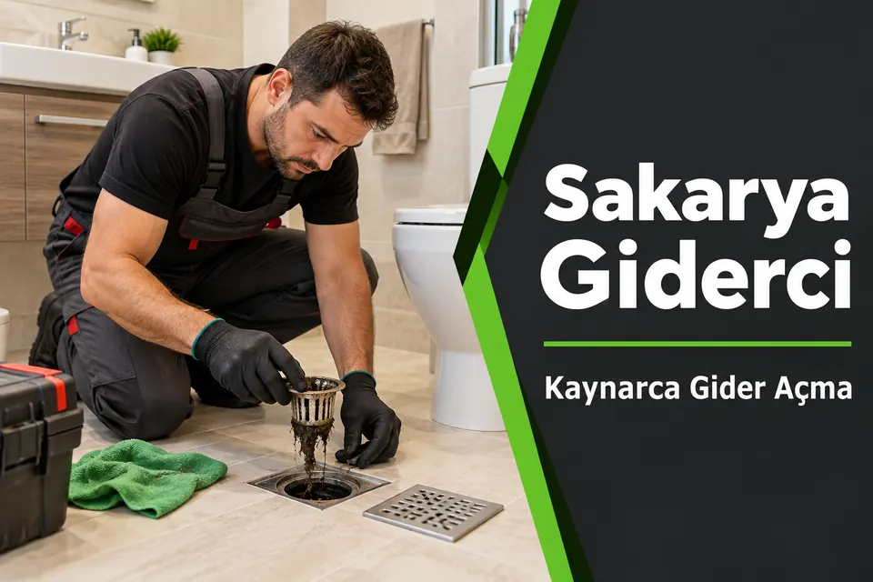 Sakarya Kaynarca gider açma — süzgeç su kapanının incelenmesi