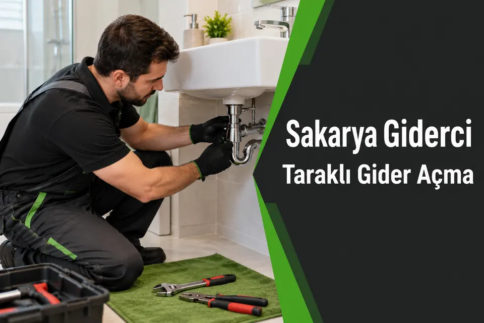 Sakarya Taraklı gider açma hizmet görseli Sakarya Taraklı gider açma — işlem sonrası lavabo bağlantı kontrolü