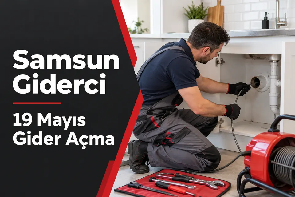 Samsun 19 Mayıs gider açma — mutfak duvar bağlantısının kontrolü