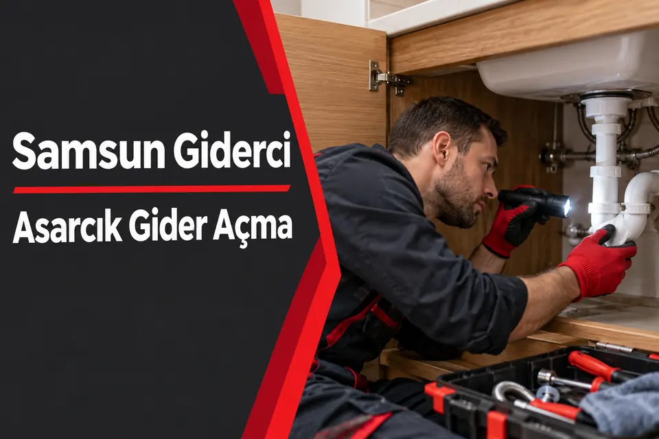 Samsun Asarcık gider açma hizmet görseli Samsun Asarcık gider açma — lavabo sifon bağlantısında kontrol