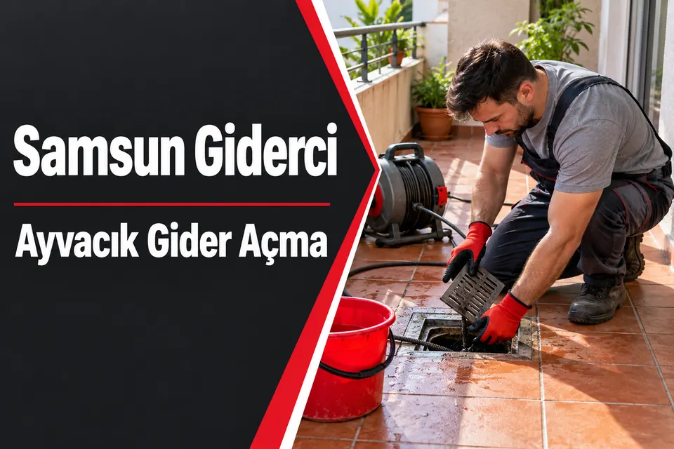Samsun Ayvacık gider açma — balkon süzgecinin incelenmesi