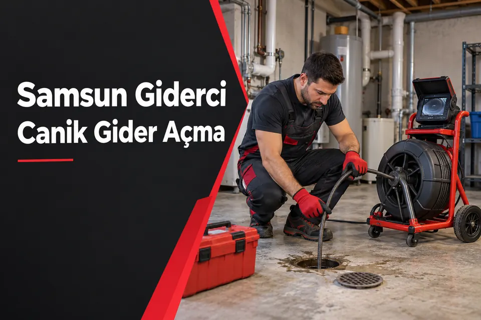Samsun Canik gider açma hizmet görseli Samsun Canik gider açma — ana gider erişiminde çalışma