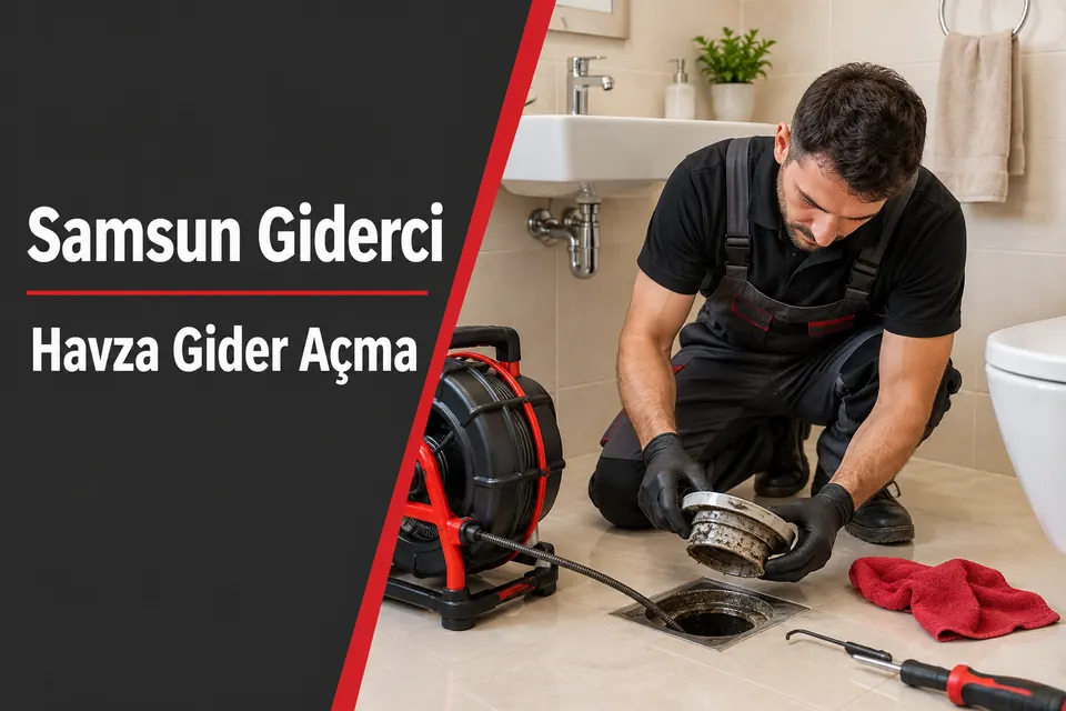 Samsun Havza gider açma — süzgeç su kapanının incelenmesi