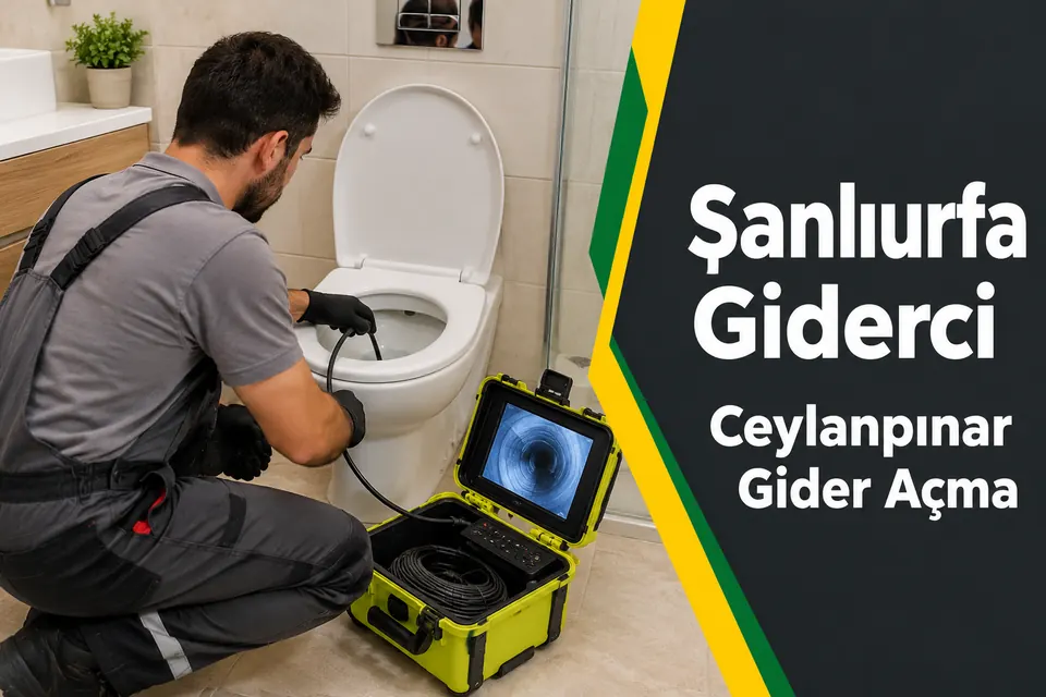 Şanlıurfa Ceylanpınar gider açma hizmet görseli Şanlıurfa Ceylanpınar gider açma — tuvalet çıkış hattının kontrolü