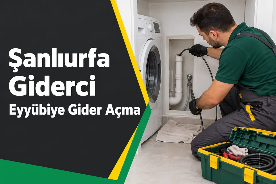 Şanlıurfa Eyyübiye gider açma hizmet görseli Şanlıurfa Eyyübiye gider açma — makine tahliye bağlantısının incelenmesi