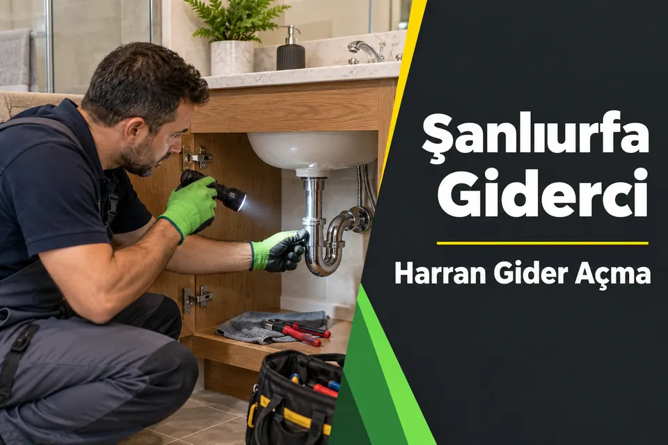 Şanlıurfa Harran gider açma — lavabo bağlantısında sızıntı kontrolü