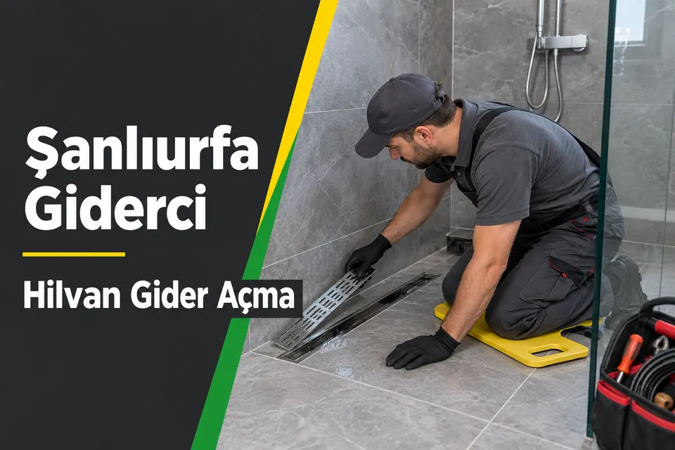 Şanlıurfa Hilvan gider açma — duş kanalında gider kontrolü