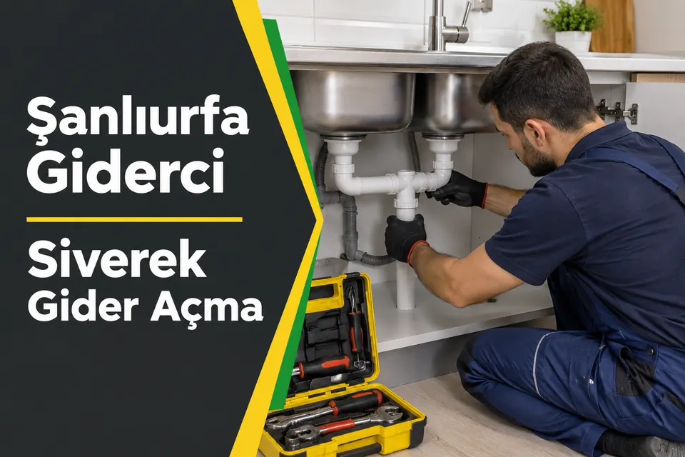 Şanlıurfa Siverek gider açma hizmet görseli Şanlıurfa Siverek gider açma — çift evye ortak tahliye kontrolü