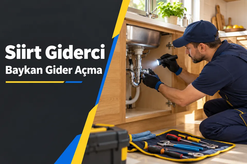 Siirt Baykan gider açma — mutfak sifon bağlantısının kontrolü