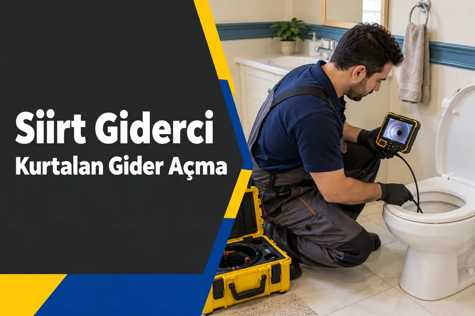Siirt Kurtalan gider açma — tuvalet hattında kamera kontrolü