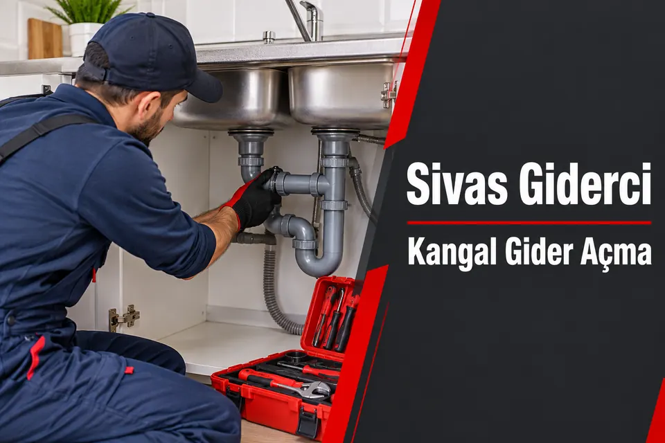 Sivas Kangal gider açma — çift evye ortak tahliye kontrolü