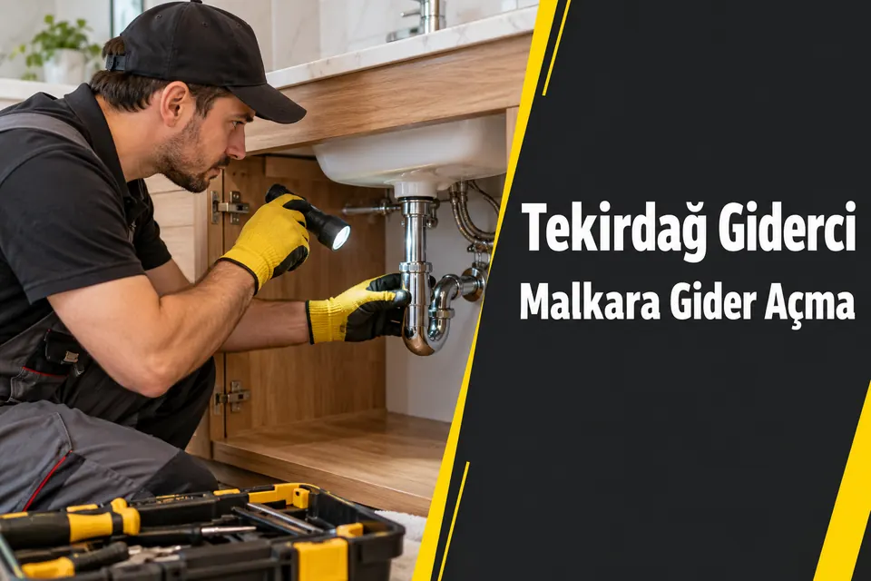 Tekirdağ Malkara gider açma — lavabo sifonunda sızıntı kontrolü