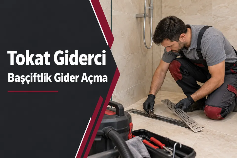 Tokat Başçiftlik gider açma hizmet görseli Tokat Başçiftlik gider açma — duş kanalı çıkışının incelenmesi