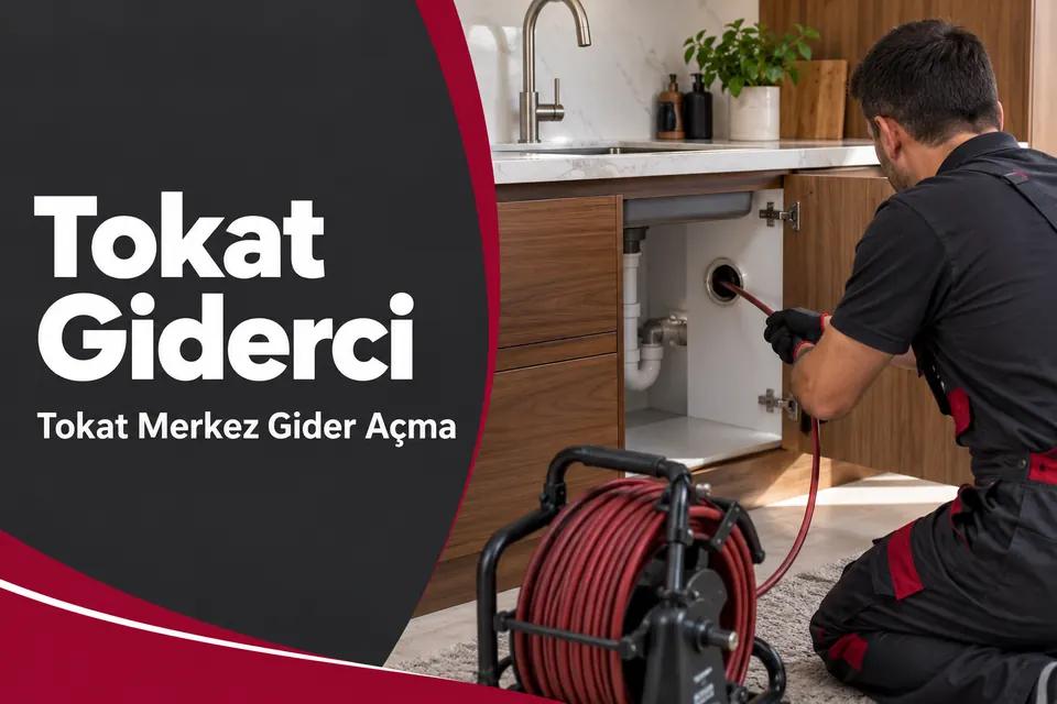 Tokat Merkez gider açma hizmet görseli Tokat Merkez gider açma — mutfak hattında mekanik gider açma