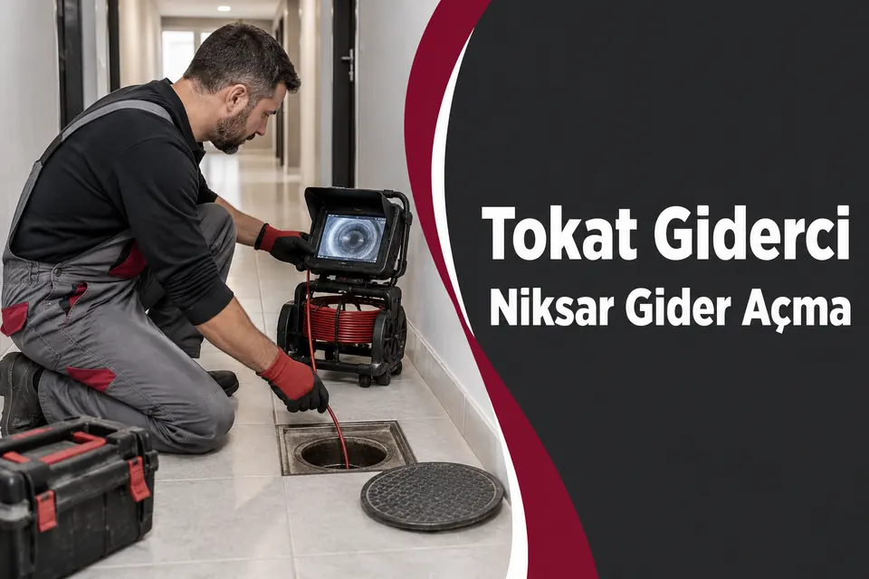 Tokat Niksar gider açma hizmet görseli Tokat Niksar gider açma — bina ortak atık su hattında kontrol