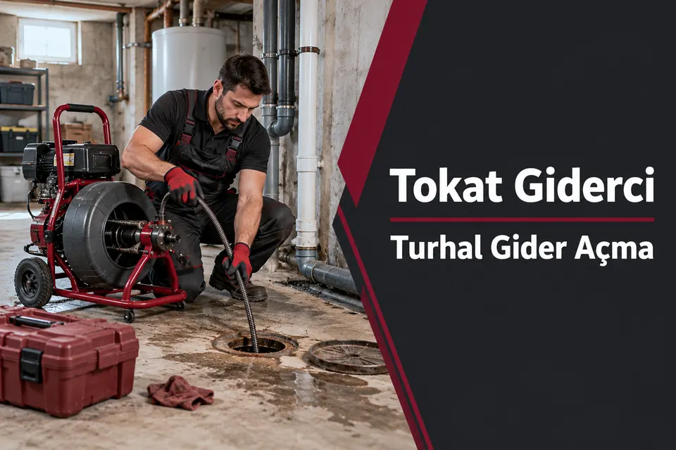 Tokat Turhal gider açma hizmet görseli Tokat Turhal gider açma — ana gider erişiminde mekanik çalışma