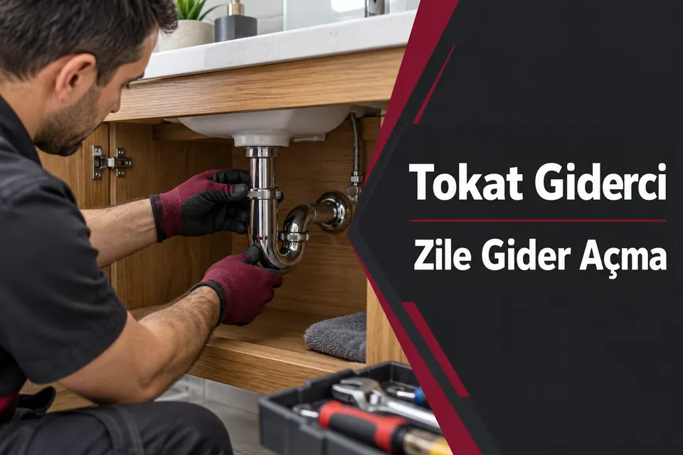 Tokat Zile gider açma — lavabo bağlantısında sızıntı incelemesi