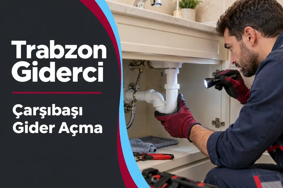 Trabzon Çarşıbaşı gider açma — lavabo sifonunda sızıntı kontrolü