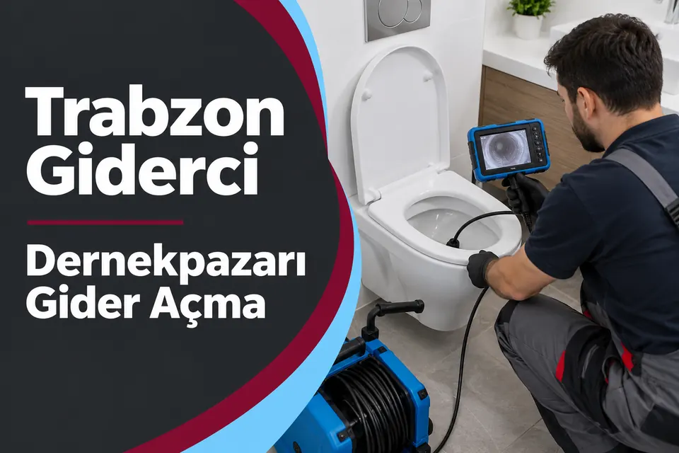 Trabzon Dernekpazarı gider açma — tuvalet çıkış hattının kontrolü